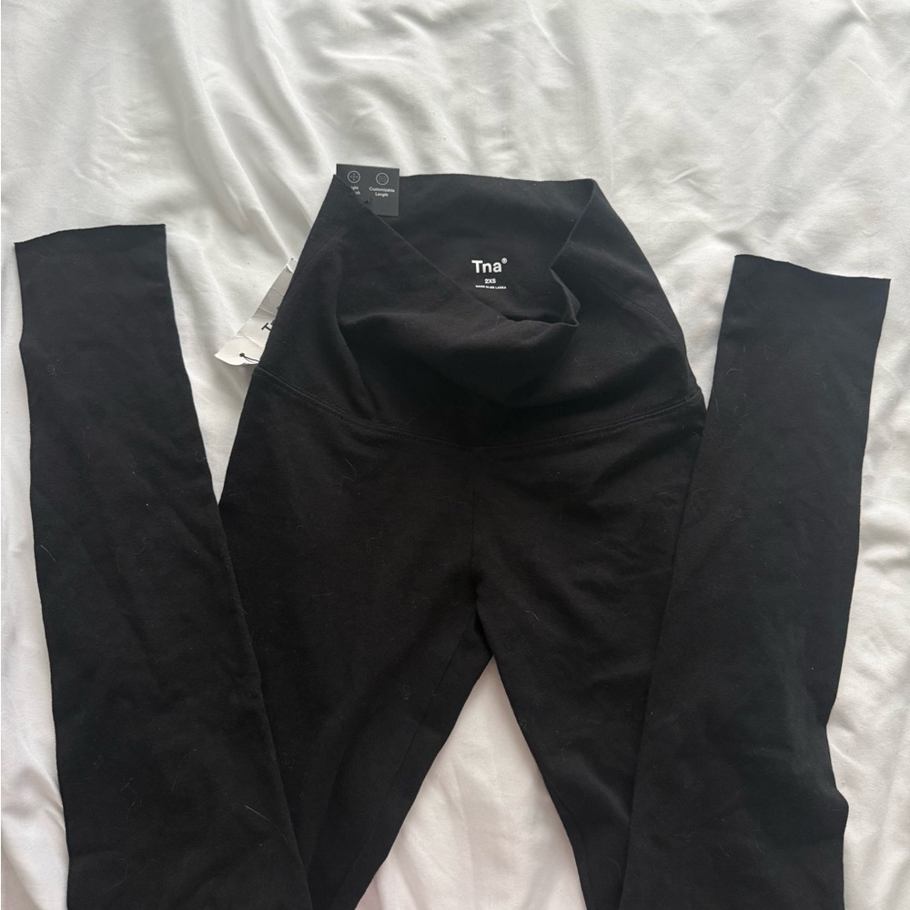 TNA Jet Black High-Waisted Leggings